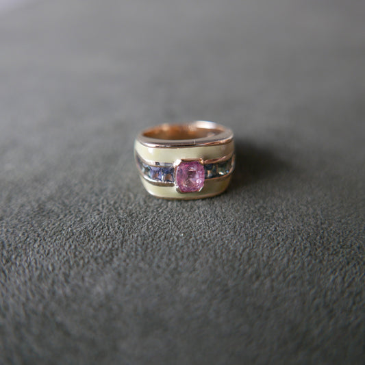 Square top enamel ring 1