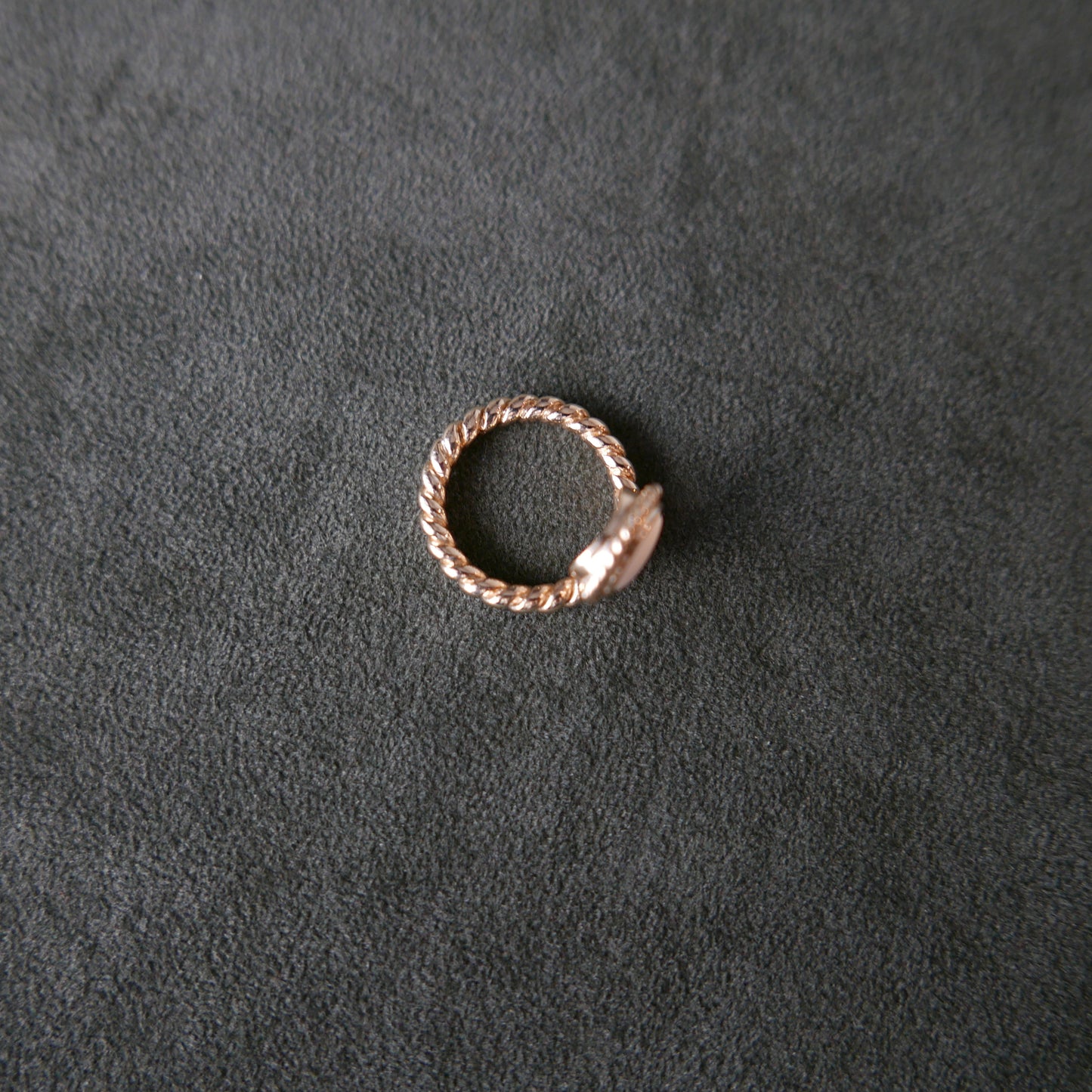 Opal in swirl setting