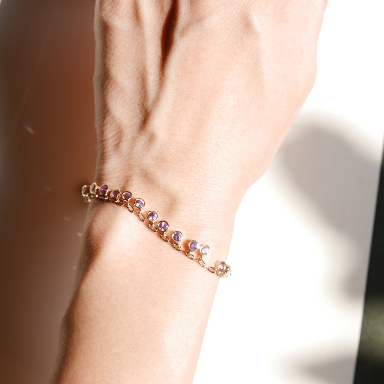 Pink Sapphires Bracelet