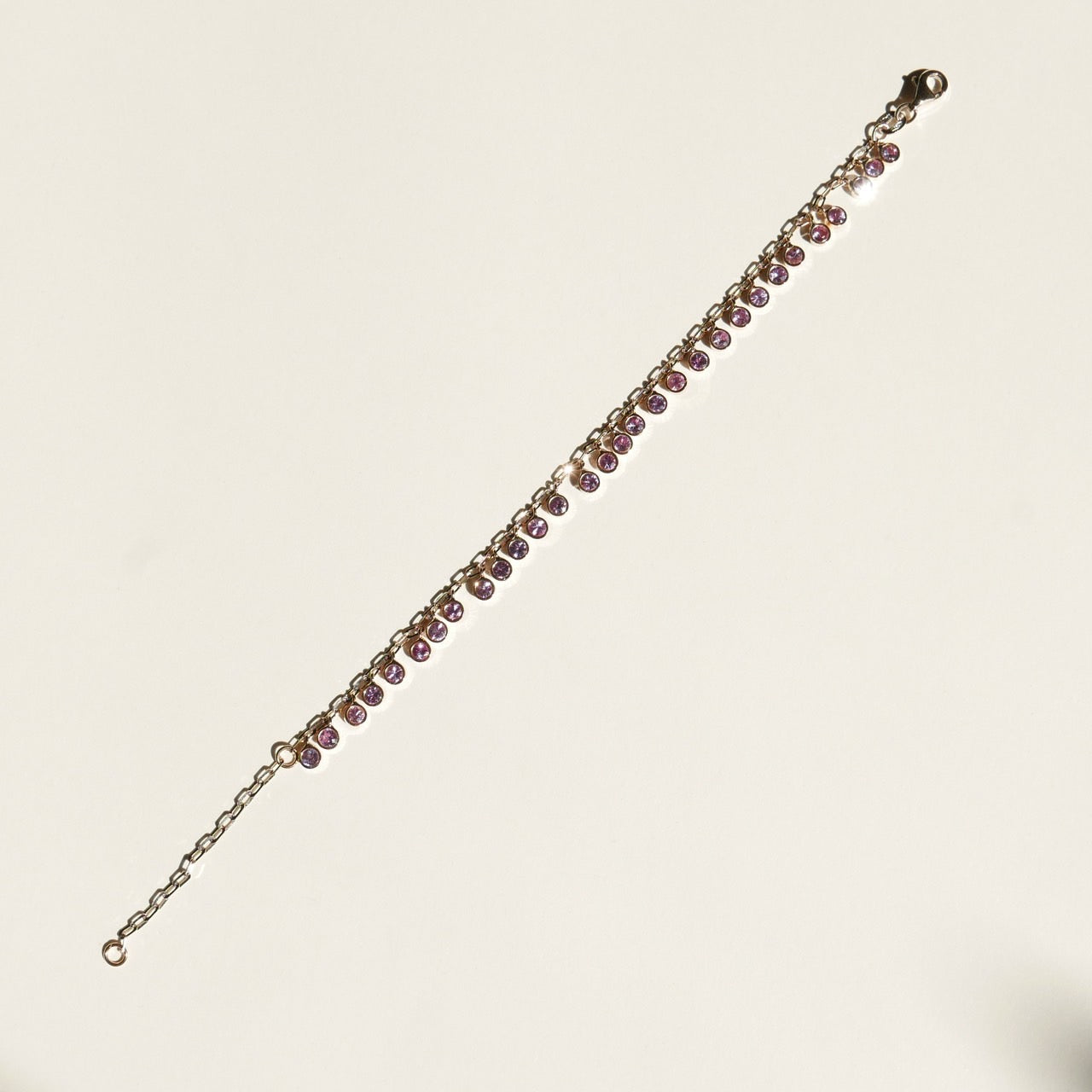 Pink Sapphires Bracelet