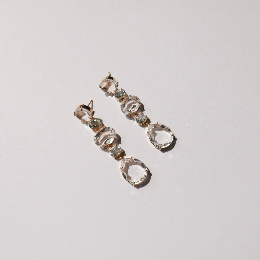 Long Quartz earrings