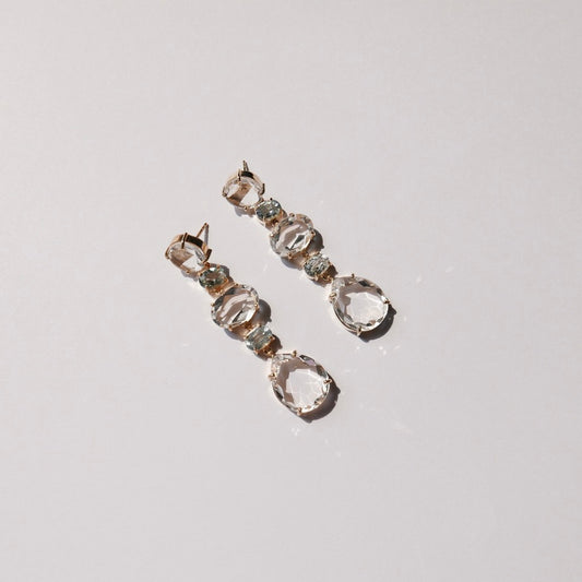 Long Quartz earrings