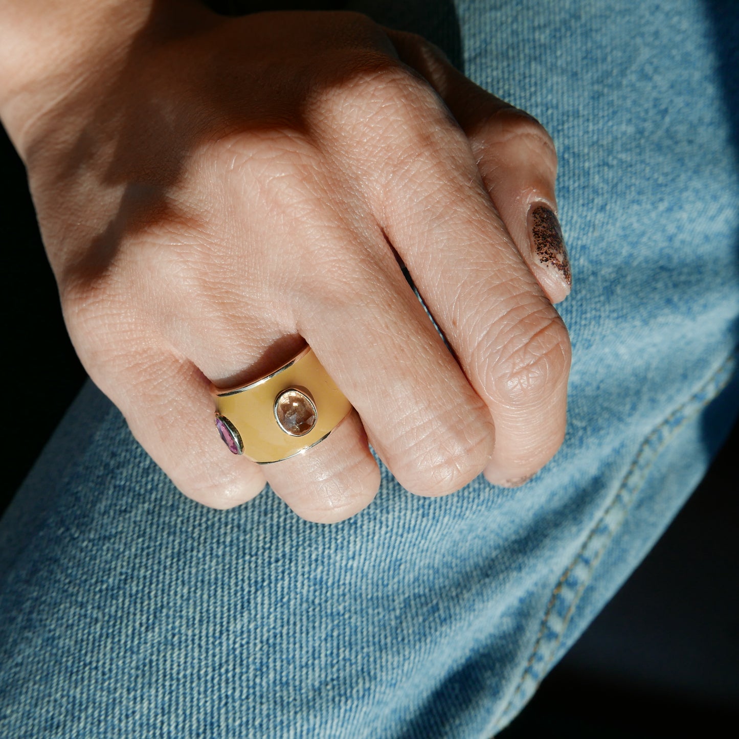 Eternal Sapphire Enamel Ring